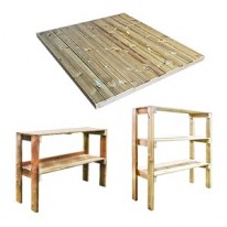 방부목데크/선반 | A B C형 조립식창고